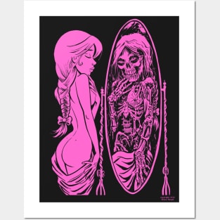 Life and Death (Pink) Posters and Art